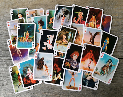 Playing Cards (Poker Deck 54 Cards) VAMPIRELLA Vintage Fantasy Art by Torres 040