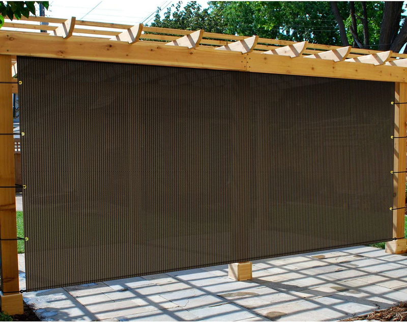 10&rsquo; X 16&rsquo; Universal Shade Cover Canopy for Pergola Patio Porch Privacy Shade Scr