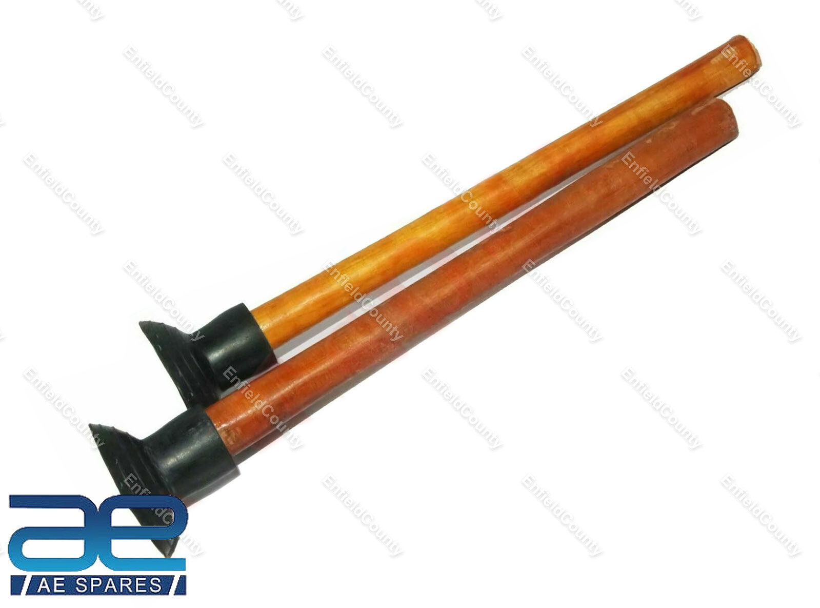 Wooden Grip Valve Grinding Stick Lapping Tool Set of 2 Units 