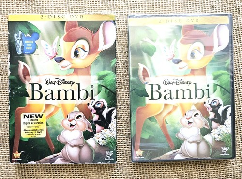 WALT DISNEY'S Bambi ロビーカード　2枚セット Vintage Golden Walt Disney Babies Bambi Collection Frame