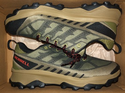 Merrell Speed Eco Hiking Shoes Men Herb Coyote 8M J036995 New In Box Never Worn