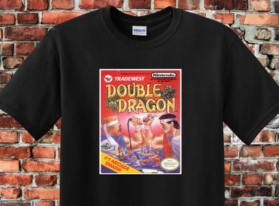 Double Dragon Nintendo Classic Video Game Custom Print Tee Shirt 031