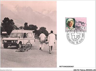 AMXP12-1047-TIMBRES - CARTES MAXIMUM - RETTUNGSDIENST - FLUCHTLINGSHILFE 19