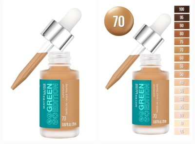 2 Maybelline Green Edition 70 Super Drop Tinted Oil Discontinued Lot