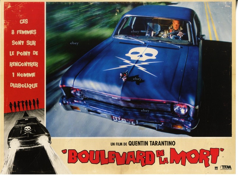 *Kurt Russell Boulevard De La Mort Tarantino Photo Papier Vintage