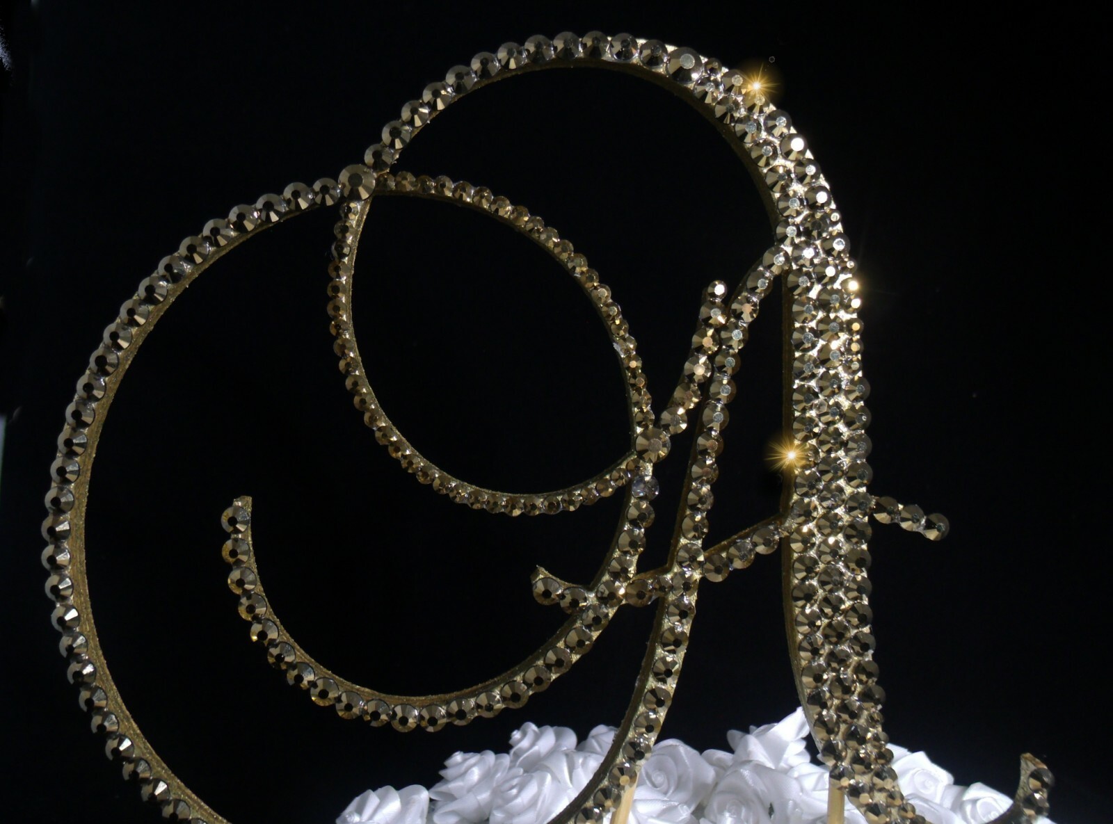 Gold Foiled Glass Crystals 6