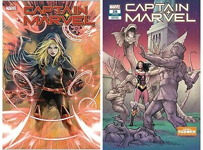 Captain Marvel #28 2021 Cover A B Variant Set Options Reborn NM