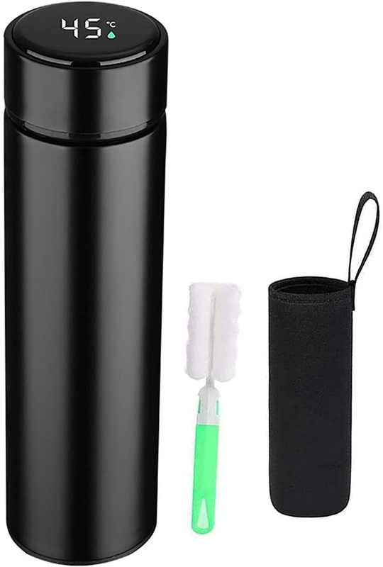 Coffee Thermos,Coffee Bottle,Tea Infuser Bottle,Smart Sports Water Bottle with L