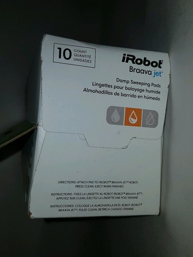 Irobot Braava Jet Damp Sweeping Pads Orange (Pack Of 10)