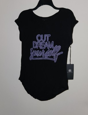 Rock & Republic Women's Short Sleeve Shirt Top Size Small