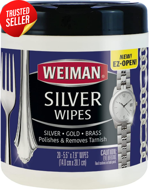 Silver Wipes Cleaner Tarnish Remover 20 Count Polish