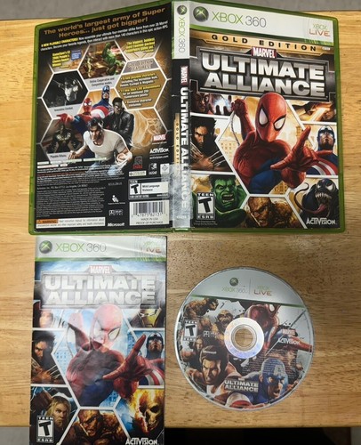 Marvel Ultimate Alliance Gold Edition CASE ONLY. No Gold
