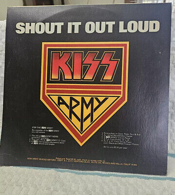 KISS - Shout It Out Loud ARMY Cover No Record 