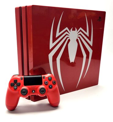 Sony PlayStation 4 PS4 Pro 1TB Spider Man Limited Edition Home Game Console