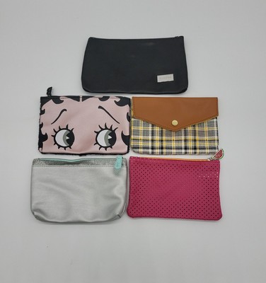 NWOT Ipsy Morphe Makeup Bags Variety of Styles & Textures Lot of 5