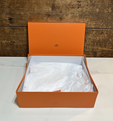Authentic Hermes Large Gift Box 14” X 11” X 4.5” Fits Kelly