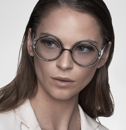 DITA DITA MICRO-ROUND (DTS406-A-03)-A-03 CLEAR SUNGLASSES