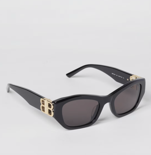 BALENCIAGA BALENCIAGA BB0311SK-001 BLACK BLACK GREY SUNGLASSES