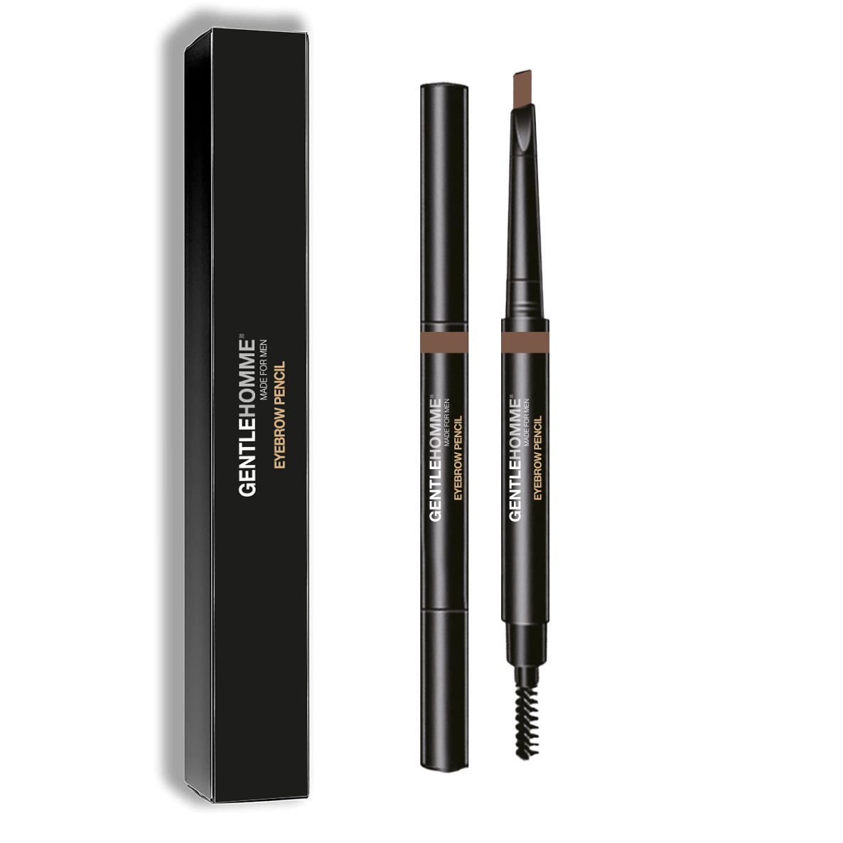 Mens Eyebrow Pencil Light Brown, Easily Shape Define Fill Eyebrows, Facial Hair