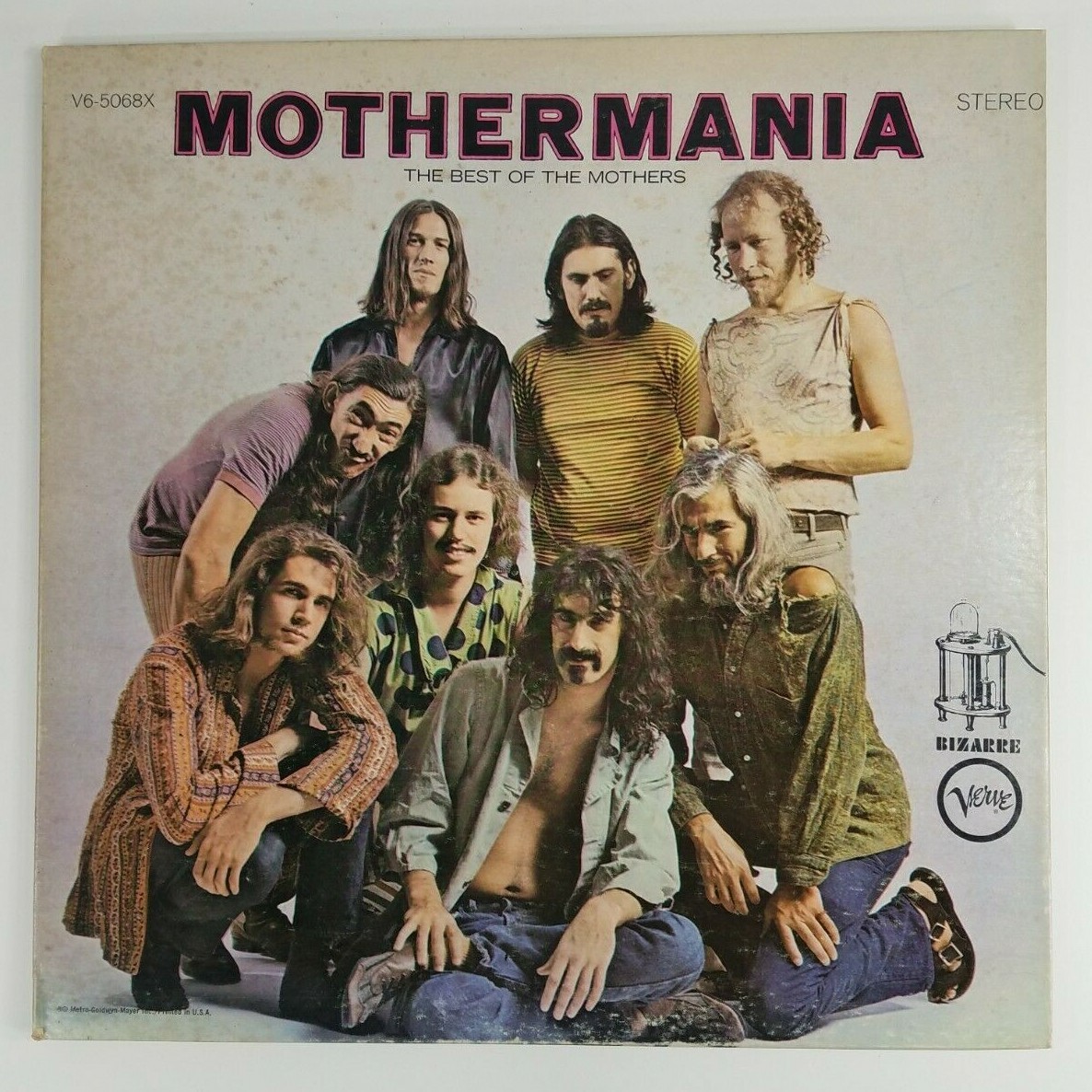 AUTOGRAPHED Frank Zappa Mothermania Best of Mothers gatefold vinyl record Tested