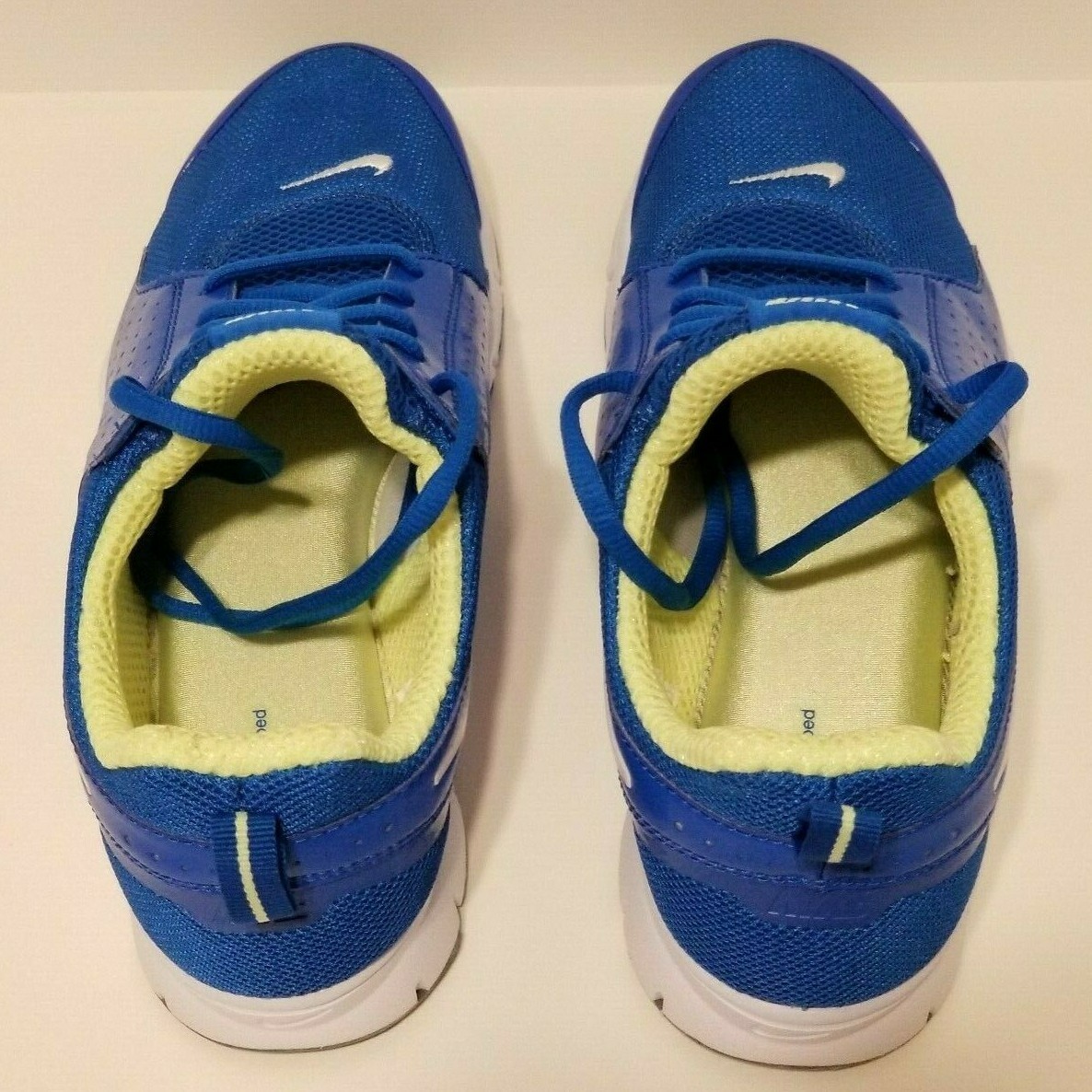 New Women's Nike In-Season TR Shoes; Blue, White, Lime; Size 9; 454445-400