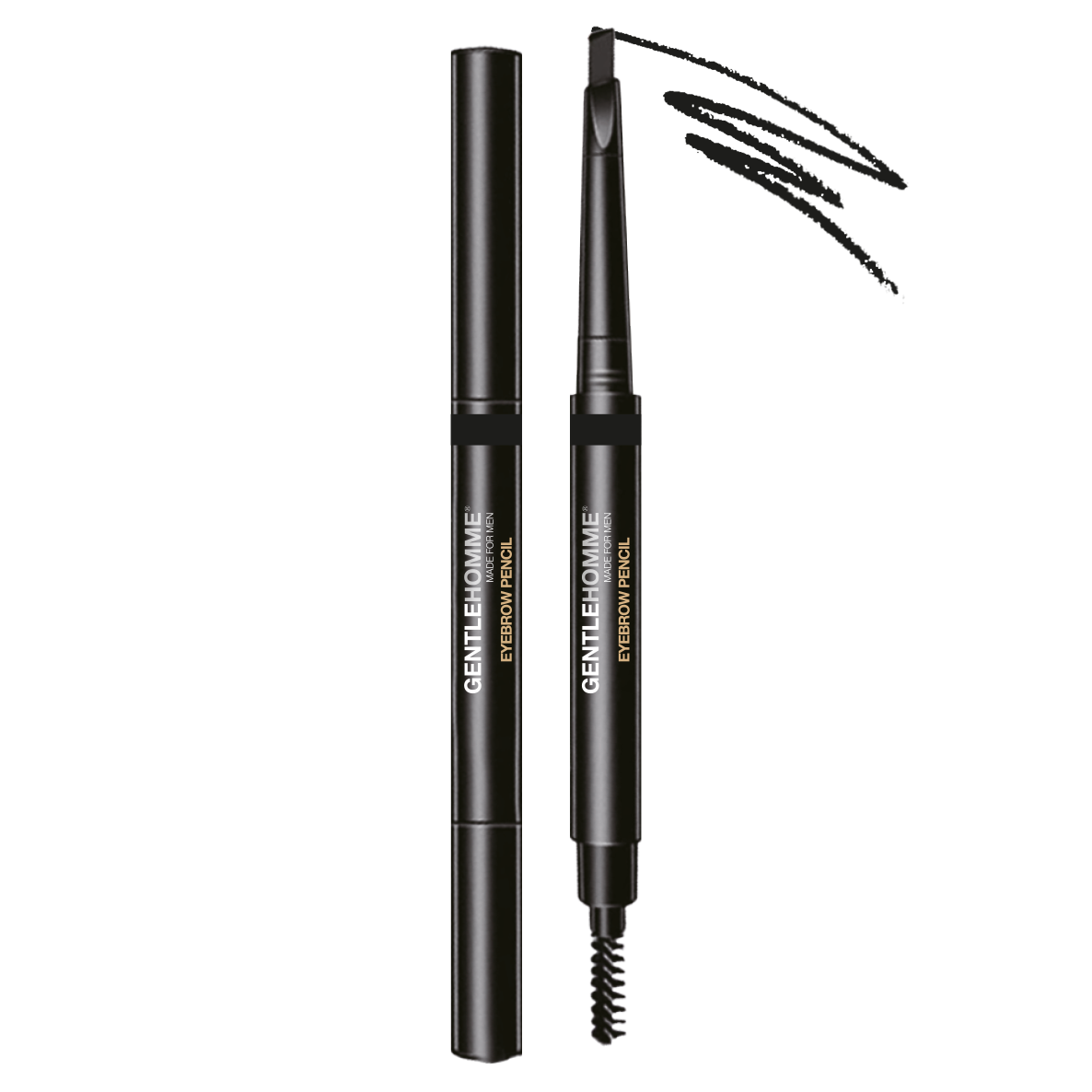 Mens Eyebrow Pencil Black, Easily Shape Define Fill Eyebrows or Facial Hair