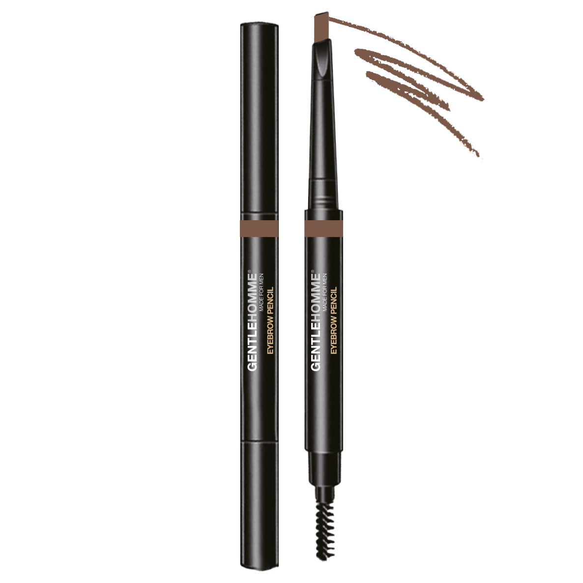 Mens Eyebrow Pencil Light Brown, Easily Shape Define Fill Eyebrows, Facial Hair