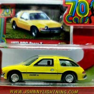 AMC PACER X 1977 '77 YELLOW 1/64 JOHNNY LIGHTNING R2 THOSE 70S CARS