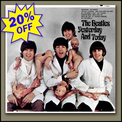 The Beatles Butcher Cover- Sealed Mono for Display Only- Vinyl Not The Beatles