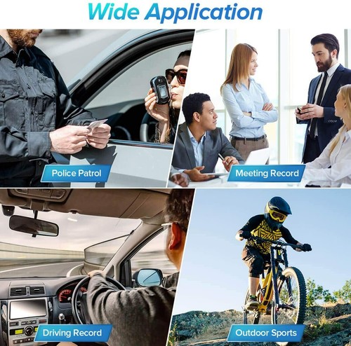 📸 BOBLOV HD 1296P Police Camcorder Body Camera with Audio vedio Recording 128GB