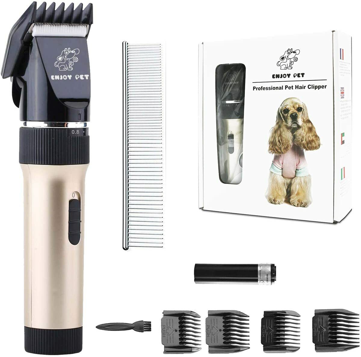 Tondeuse pour chien - Rasoir électrique professionnel - Lames détachables sans