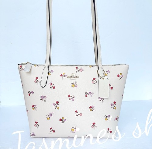 新作★【COACH】フィオナ ジップトートバッグ シグネチャー NWT Coach Fiona Zip Tote Bag In Signature Canvas | eBay