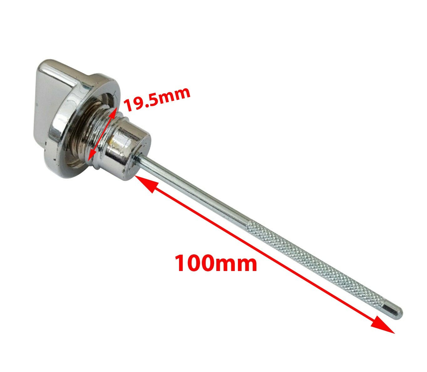 Fits Royal Enfield Thunderbird Machismo Leanburn Oil Dip Stick Chrome Finish 