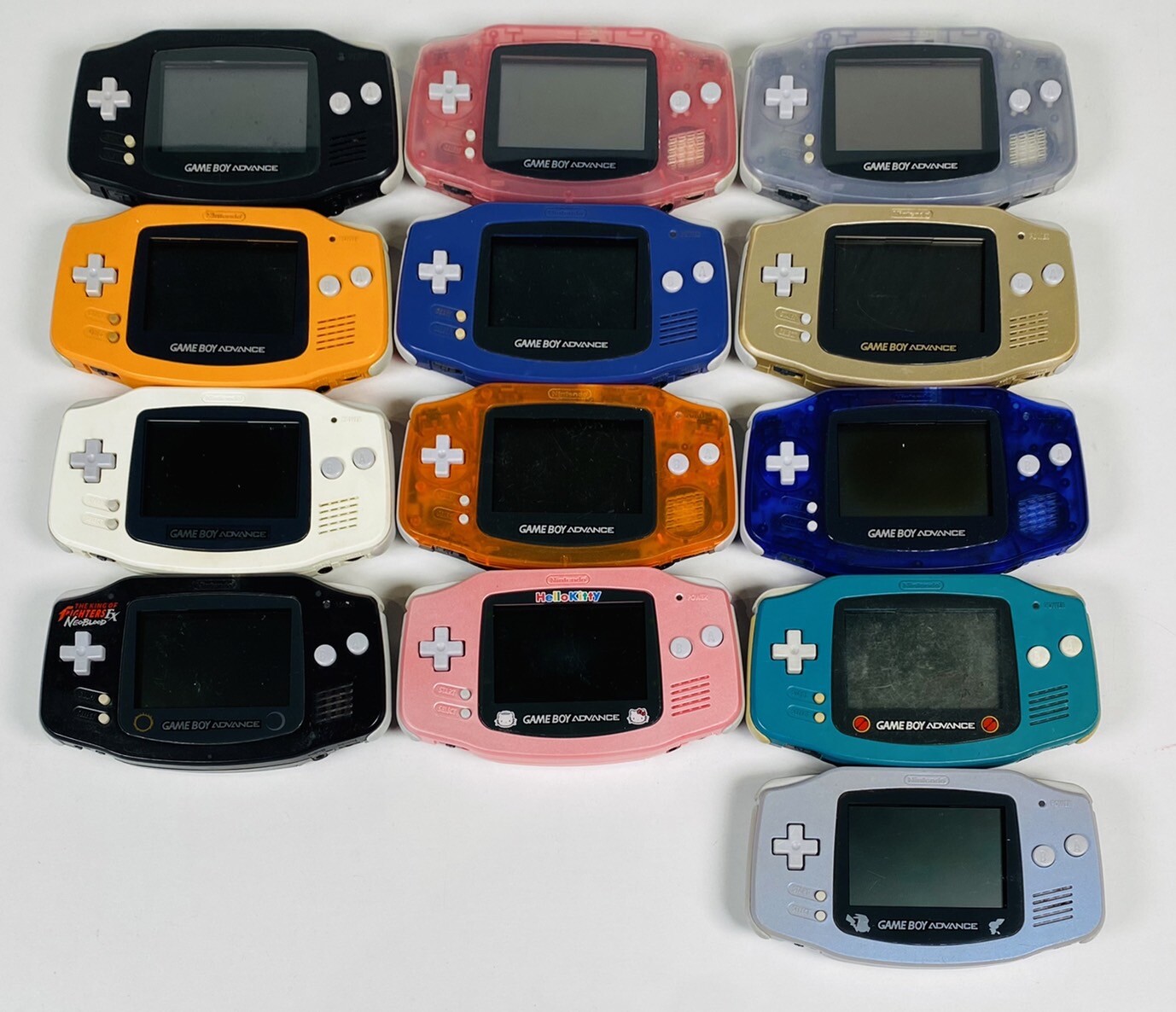 Nintendo GameBoy Advance Console Various Color GBA-001 Nintendo GameBoy Advance Console Various Color GBA-001