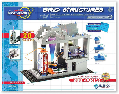 Snap Circuits BRIC: Structures | Brick & Electronics Exploration Kit | Over 20 &