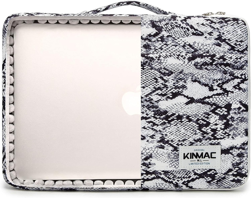 360� Protective Laptop Sleeve with Handle 12-13 Inch Snake Pattern