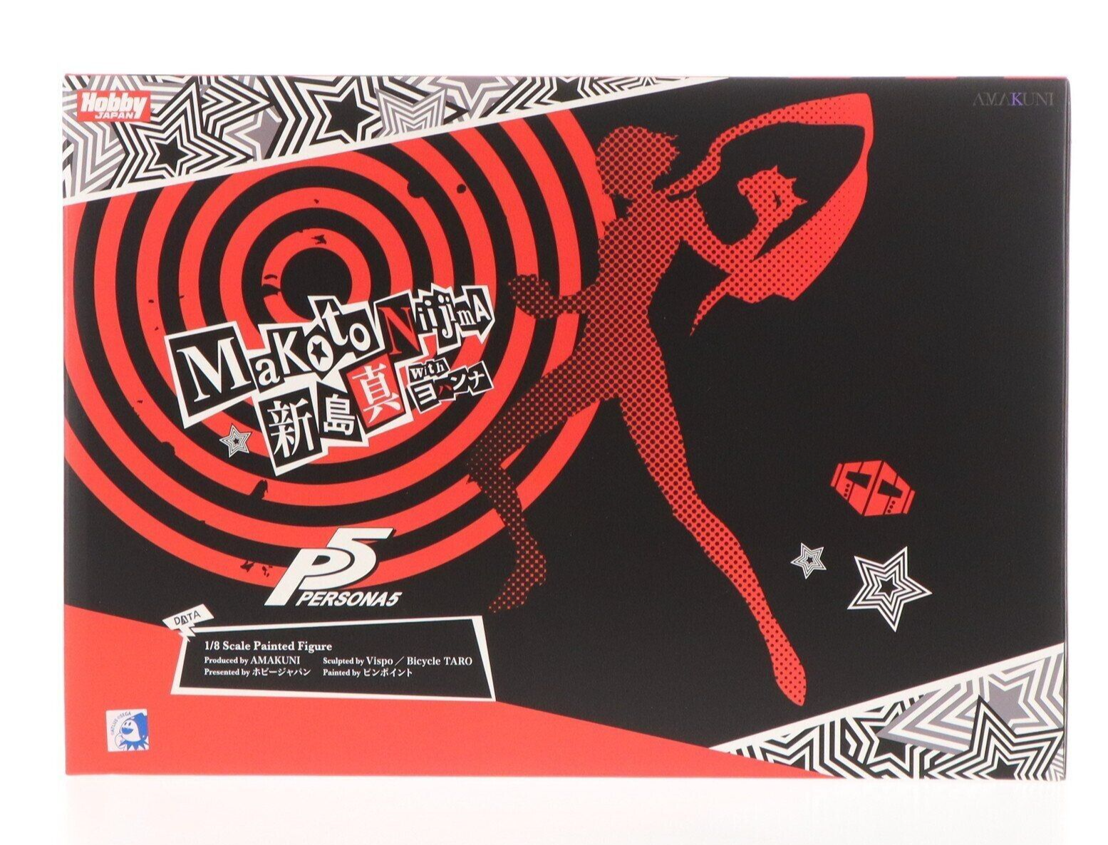花と、少女と999990です。Hitman描きました。 AMAKUNI Persona 5 Makoto Niijima Phantom Thief Ver with