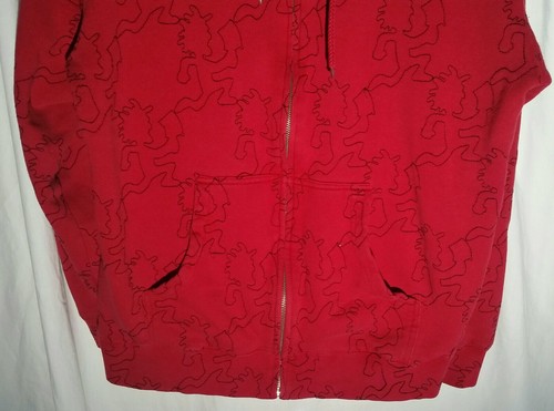 Rare Vintage Insane Clown Posse Hoodie Size Medium Stitched All Over Hatchetman