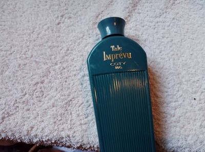 Vintage Coty Imprevu 1960s Talc Powder Talcum Ladies  80g