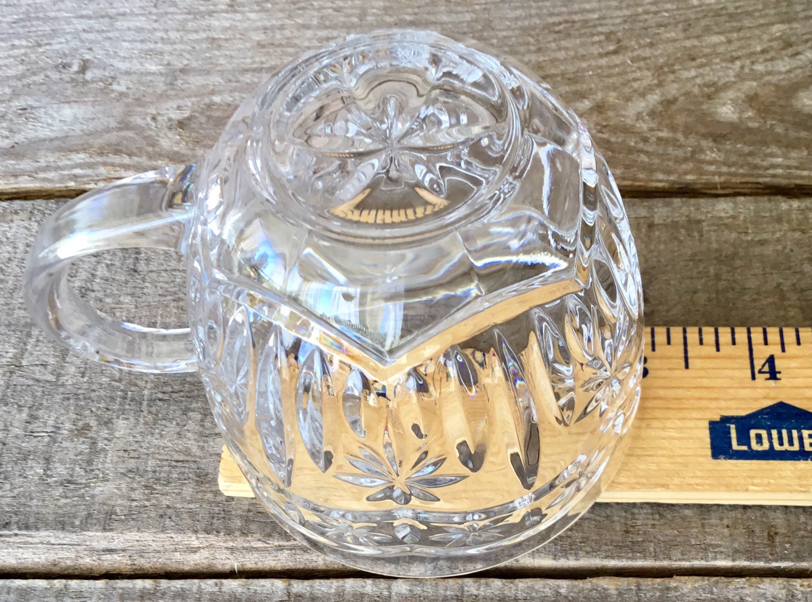 4 Set HTF Cristal d'Arques MONIQUE Punch Cups Crystal Glass Cup - Stunning