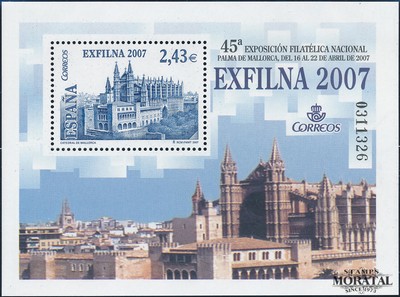 Image 2007 Espagne 0 BF 07 Exfilna. Palma de Majorque **MNH TTB Très Beau (Yvert&Tel Image 2007 Espagne 0 BF 07 Exfilna. Palma de Majorque **MNH TTB Très Beau (Yvert&Tel