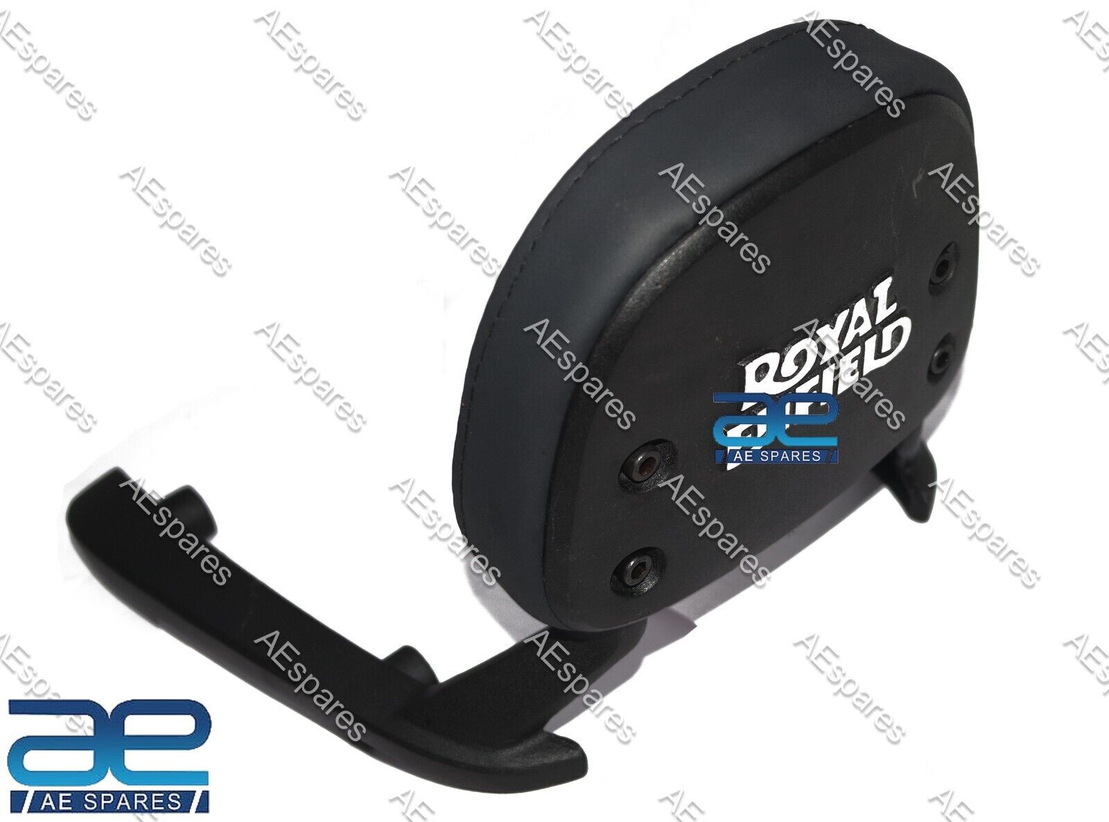 For Royal Enfield Meteor 350cc Passenger Back Rest With Back Rest Pad Black