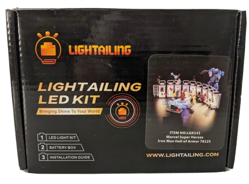Lightailing LED Kit LGK141 LEGO Marvel Superheroes Iron Man Hall of Armor 76125
