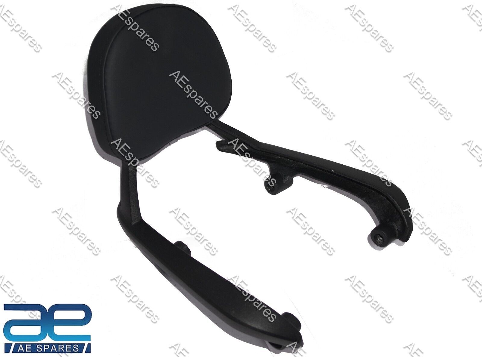 For Royal Enfield Meteor 350cc Passenger Back Rest With Back Rest Pad Black