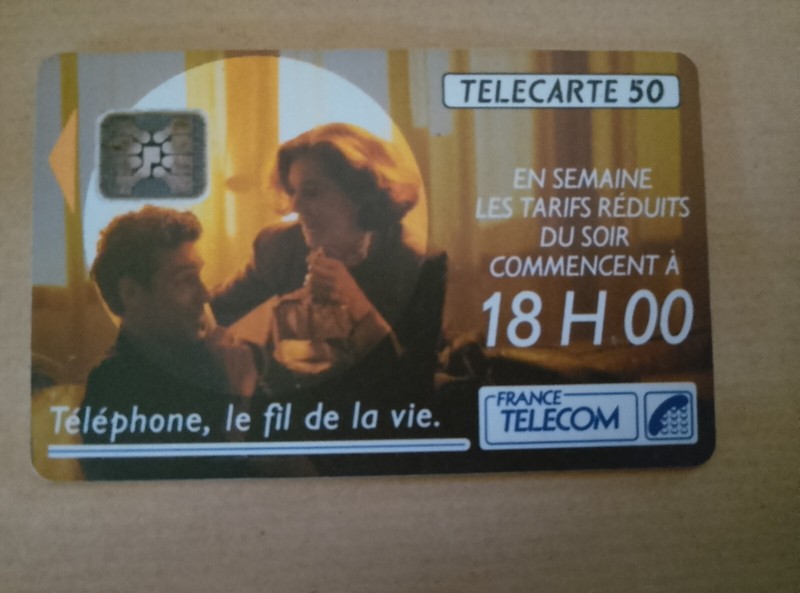 Telecarte France 50 Unites 04/92 En Semaine Les Tarifs Reduits Commencent A 18h
