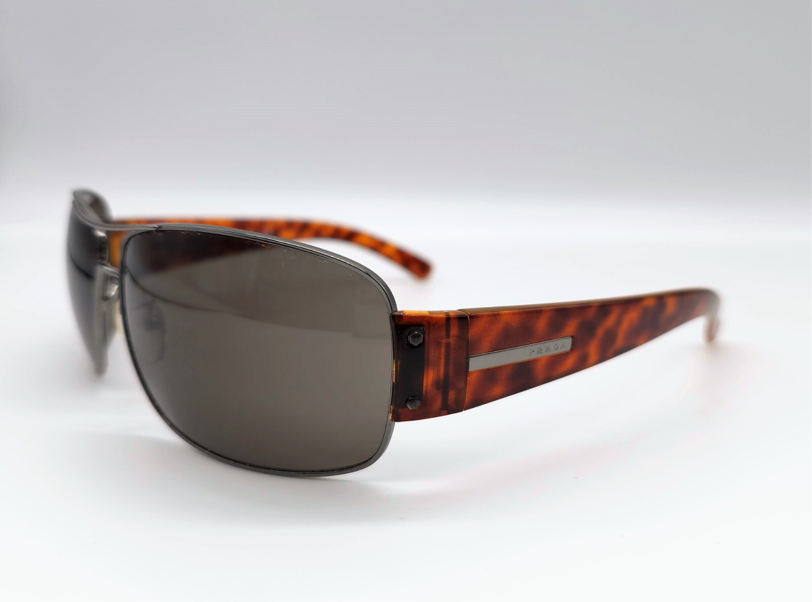 【美品】PRADA プラダ サングラス SPR61G Prada SPR61G 5AV-5G1 Tortoise Shell Sunglasses made in Italy