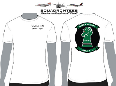 VMFA-121 Green Knights Squadron T-Shirt D1, USMC Licensed Product