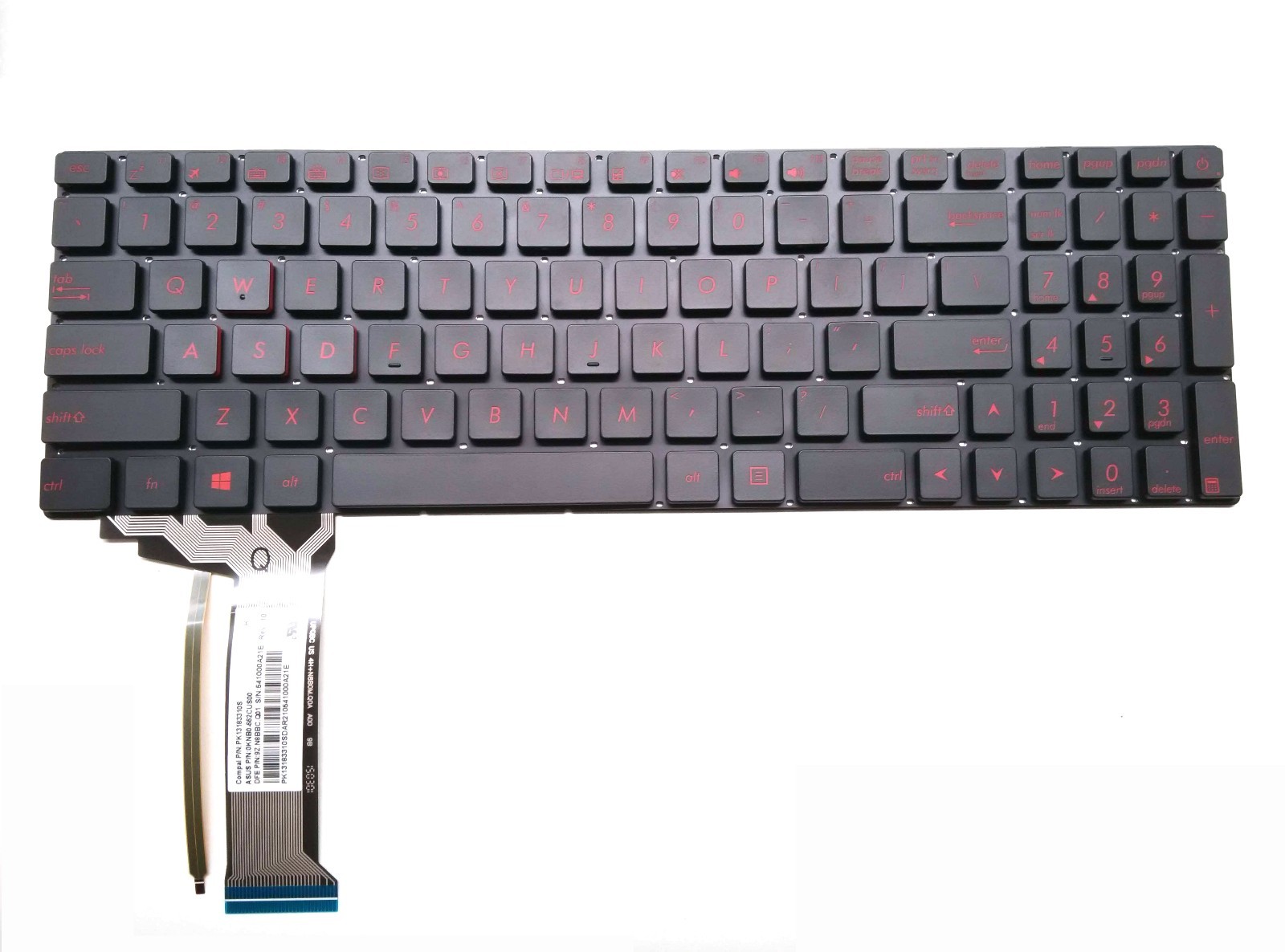 Клавиатура для ноутбука asus rog. Asus gl752v клавиатура. клавиатура asus backlit v2. клавиатура для ноутбука asus g551, gl552,.