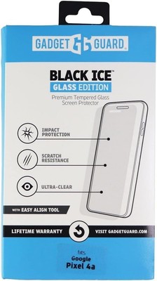 Gadget Guard Black Ice Glass Screen Protector for Google Pixel 4a - Clear