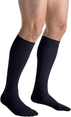 Jobst Medical LegWear forMen Casual Knee High Socks CT 15-20mmHg Navy X-Large